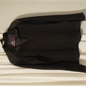 Kuhl 1/4 zip wool blend dark grey sweater